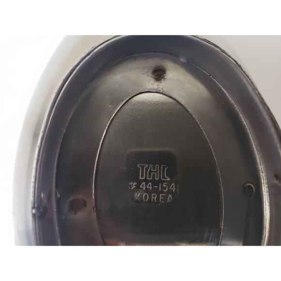 THC Korea Stainless Steel Gravy Sauce Dish Crosshatch Pattern # 44-1541 - Picture 8 of 10